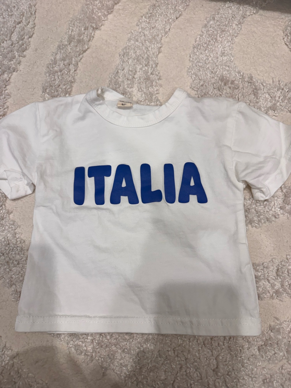 Kids Italia Graphic Tee in White